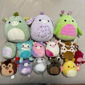 Lot of 13 Squishmallows 🤍
